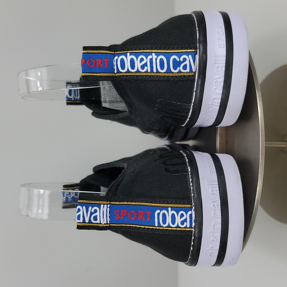 Roberto Cavalli Sport Canvas Men's Sneakers. Brand New. - Picture 4 of 13